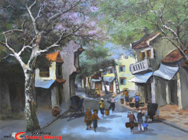 Tranh phố cổ